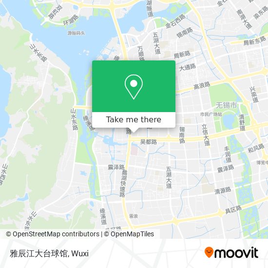雅辰江大台球馆 map