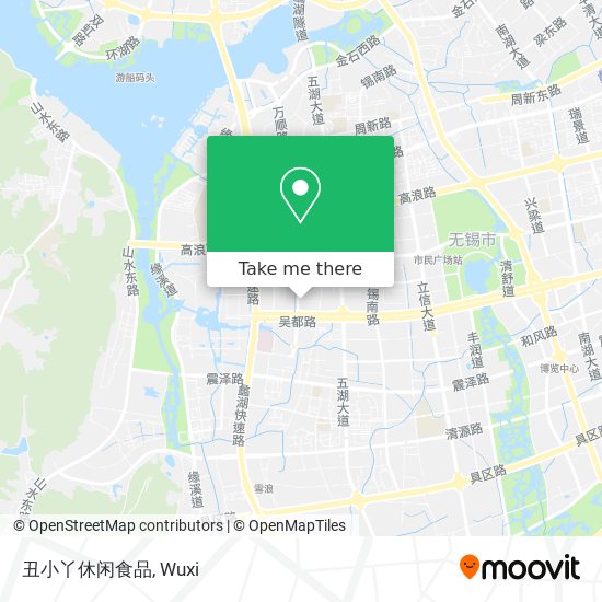 丑小丫休闲食品 map