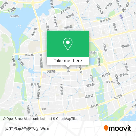 风乘汽车维修中心 map