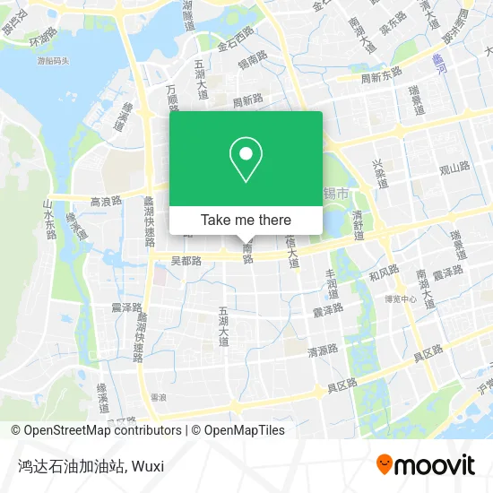 鸿达石油加油站 map