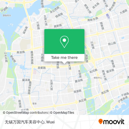无锡万国汽车美容中心 map