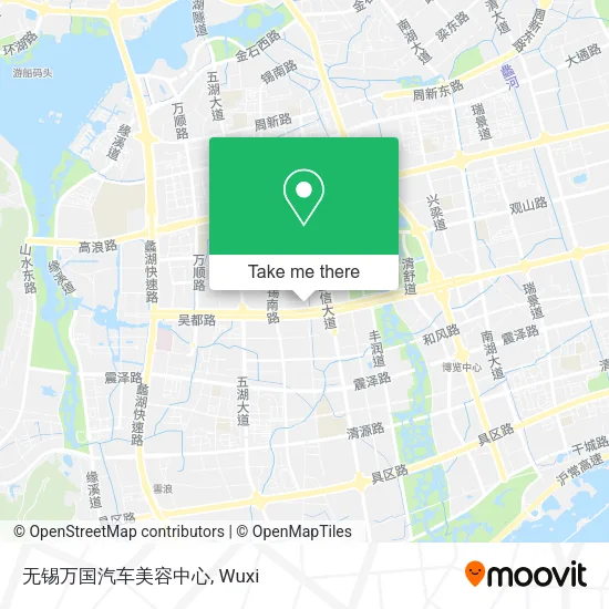 无锡万国汽车美容中心 map