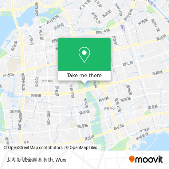 太湖新城金融商务街 map