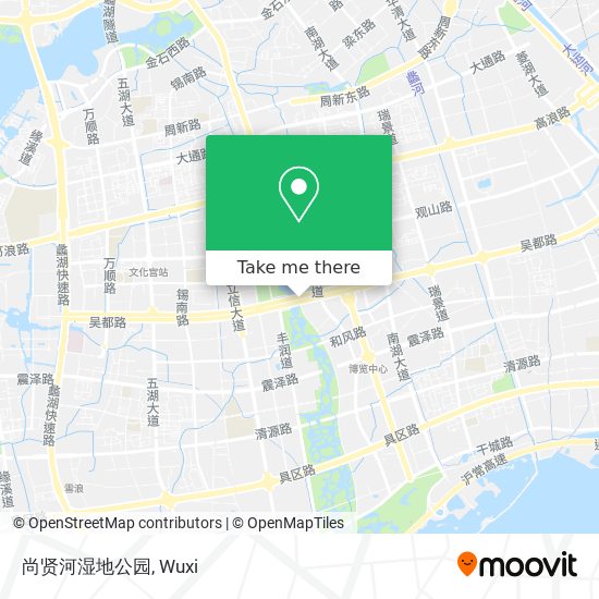 尚贤河湿地公园 map