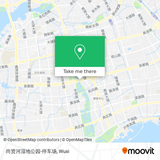 尚贤河湿地公园-停车场 map