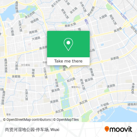 尚贤河湿地公园-停车场 map