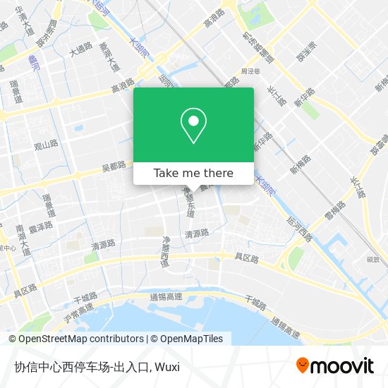 协信中心西停车场-出入口 map