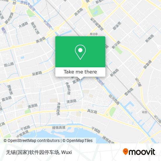 无锡(国家)软件园停车场 map