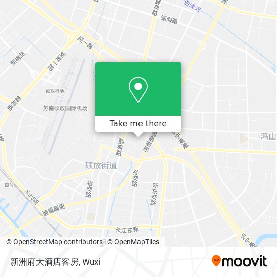 新洲府大酒店客房 map