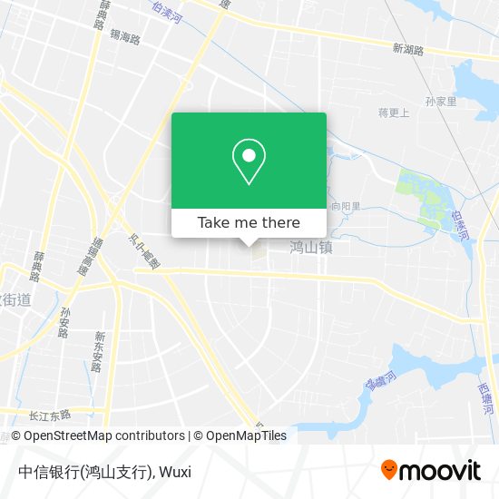 中信银行(鸿山支行) map