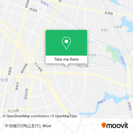 中信银行(鸿山支行) map