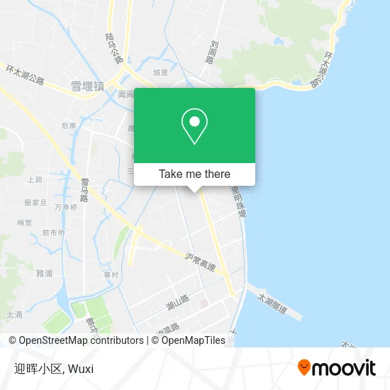 迎晖小区 map