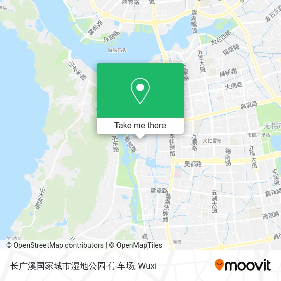 长广溪国家城市湿地公园-停车场 map