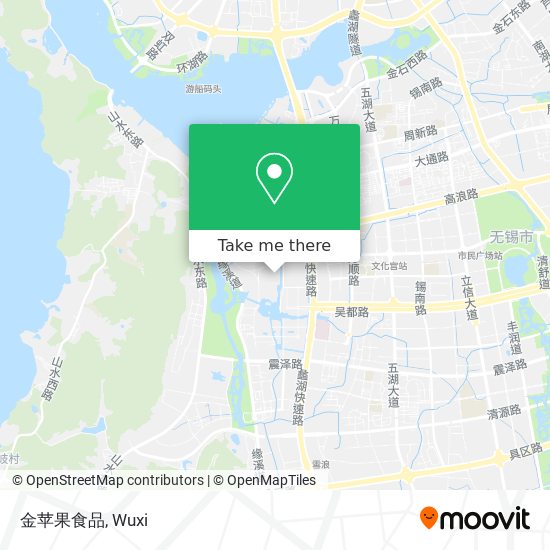 金苹果食品 map