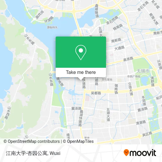 江南大学-杏园公寓 map