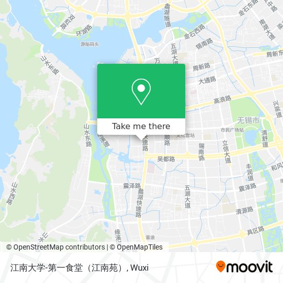 江南大学-第一食堂（江南苑） map