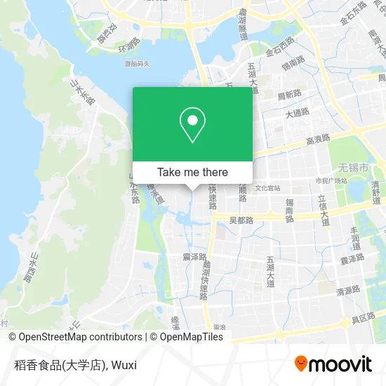 稻香食品(大学店) map