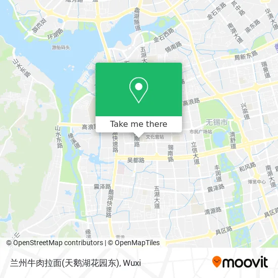 兰州牛肉拉面(天鹅湖花园东) map