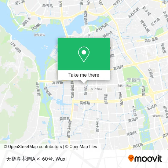 天鹅湖花园A区-60号 map