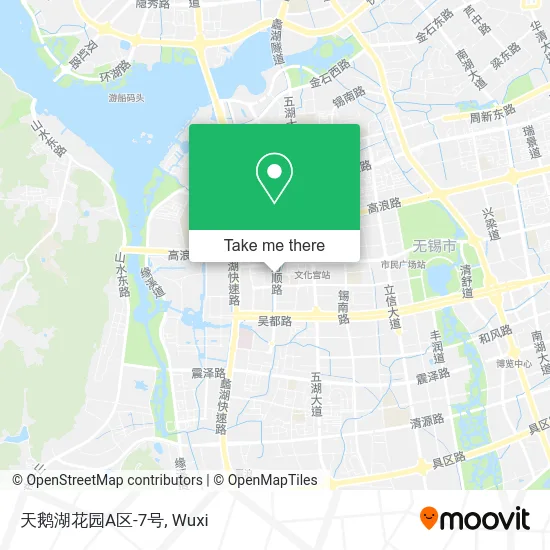 天鹅湖花园A区-7号 map