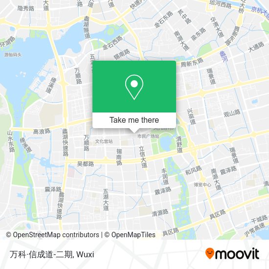 万科·信成道-二期 map