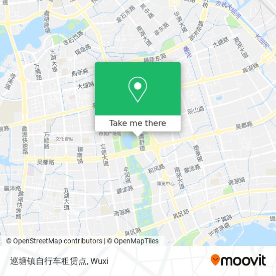 巡塘镇自行车租赁点 map