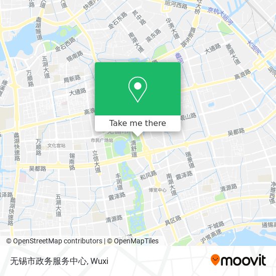无锡市政务服务中心 map