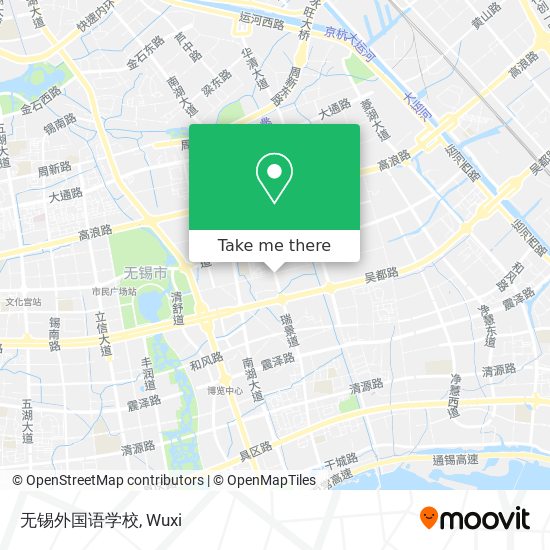 无锡外国语学校 map