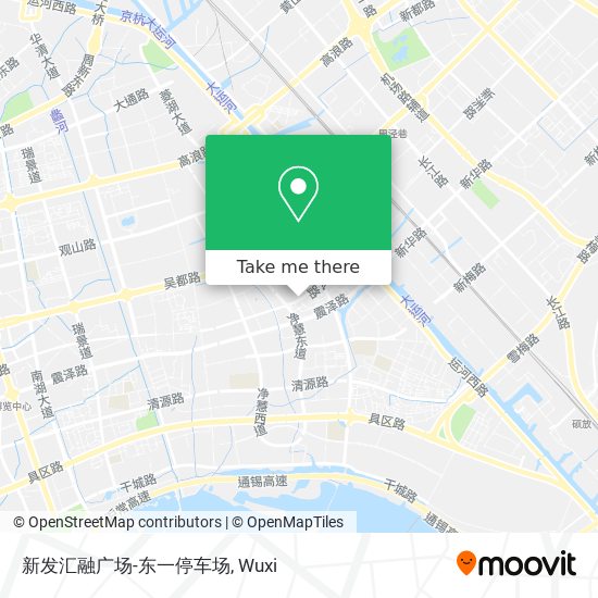 新发汇融广场-东一停车场 map