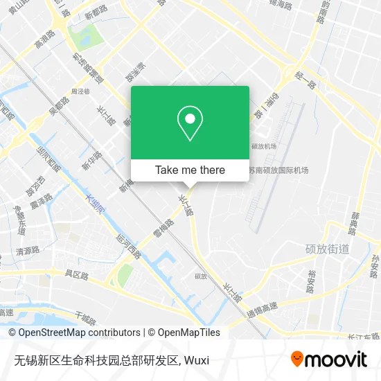 无锡新区生命科技园总部研发区 map
