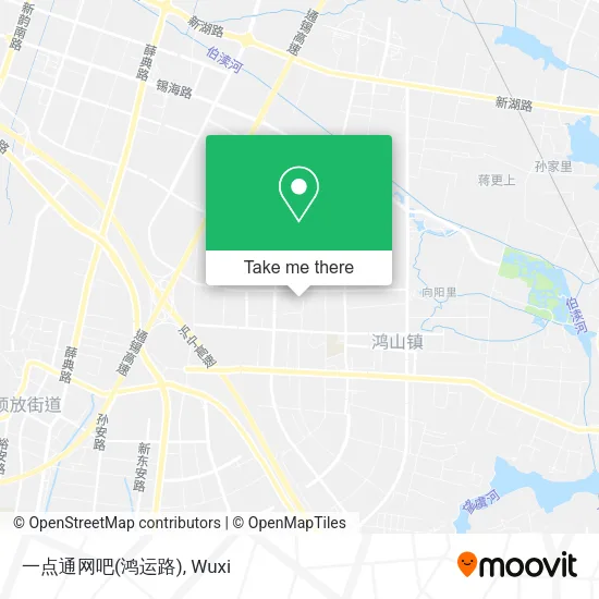 一点通网吧(鸿运路) map