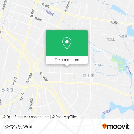公信劳务 map