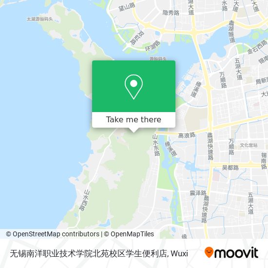 无锡南洋职业技术学院北苑校区学生便利店 map