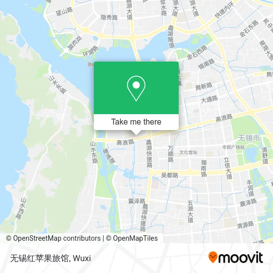 无锡红苹果旅馆 map