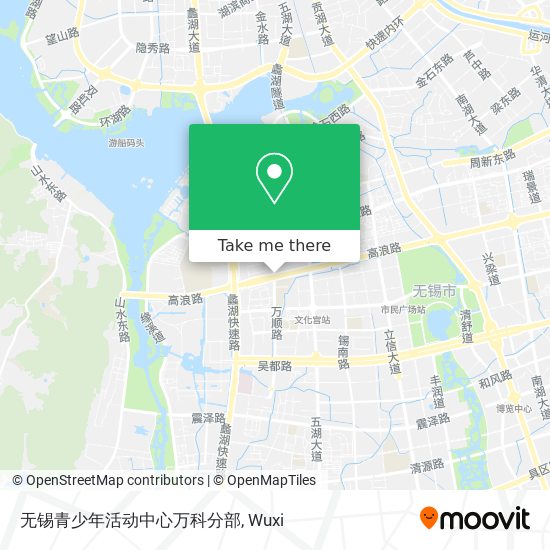 无锡青少年活动中心万科分部 map