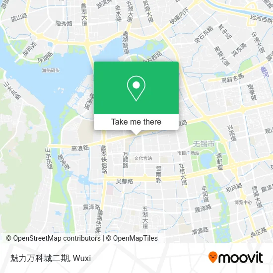 魅力万科城二期 map