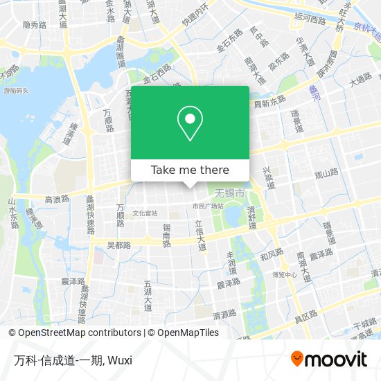 万科·信成道-一期 map
