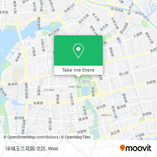 绿城玉兰花园-北区 map