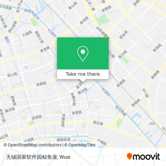 无锡国家软件园鲸鱼座 map