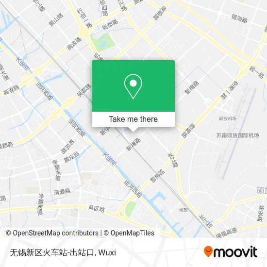 无锡新区火车站-出站口 map
