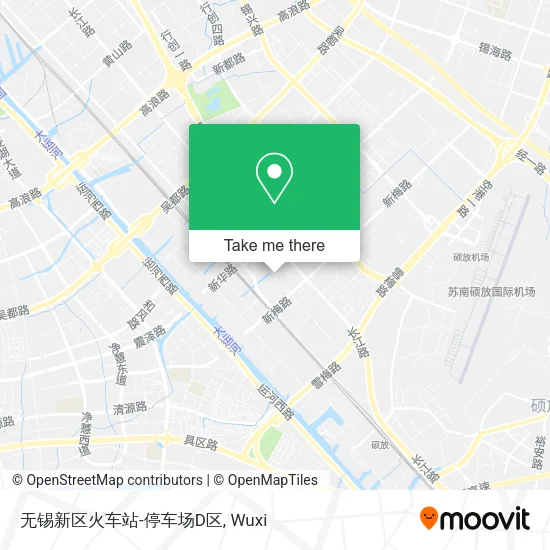无锡新区火车站-停车场D区 map