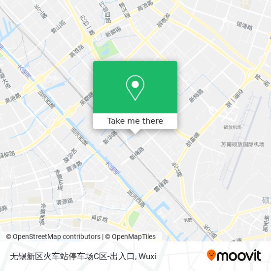 无锡新区火车站停车场C区-出入口 map