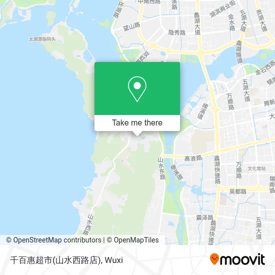 千百惠超市(山水西路店) map