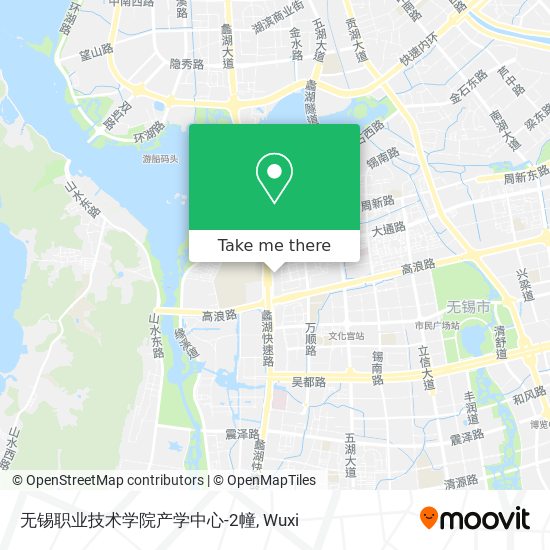 无锡职业技术学院产学中心-2幢 map