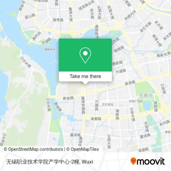 无锡职业技术学院产学中心-2幢 map