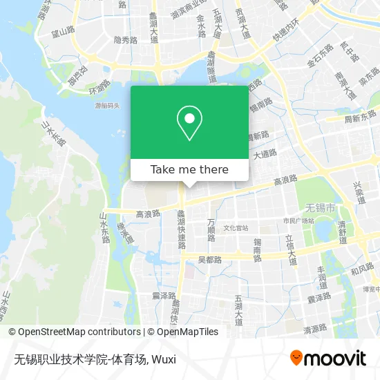 无锡职业技术学院-体育场 map