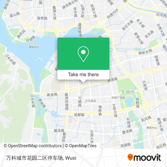 万科城市花园二区停车场 map