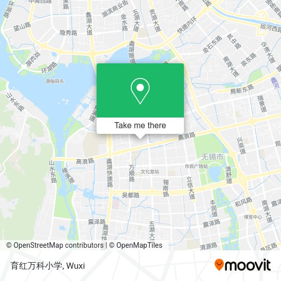 育红万科小学 map