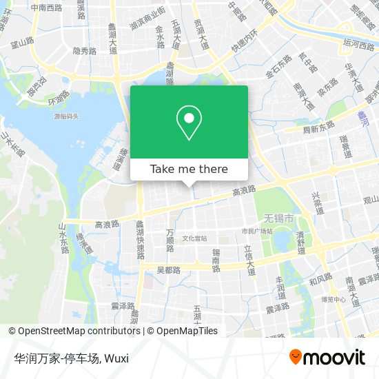 华润万家-停车场 map