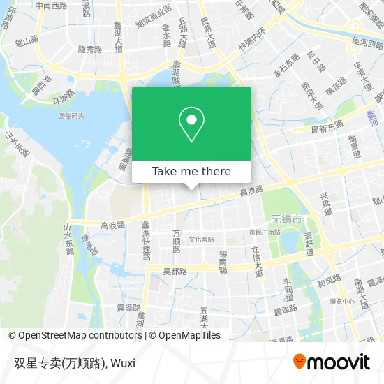 双星专卖(万顺路) map